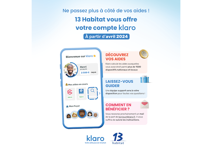 Klaro aide les locataires à percevoir les aides financières
