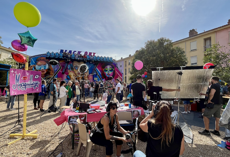 Notre résidence Francou transformée en plateau de cinéma !