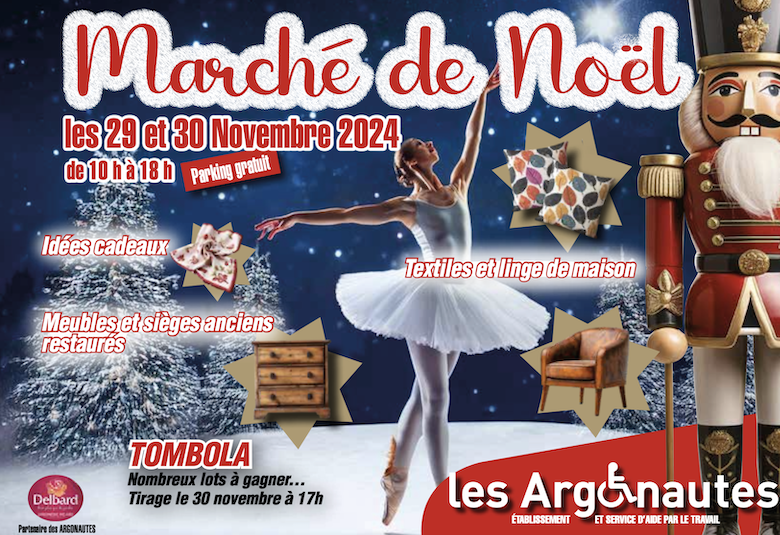 Marché de Noël de « nos » Argonautes les 29 et 30 novembre